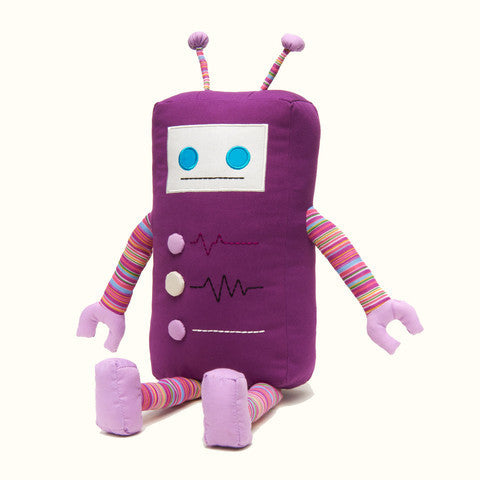 Kourage Stuffed Robot by Kauzbots