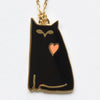 Cat Love Pendant Necklace by Yellow Owl Workshop