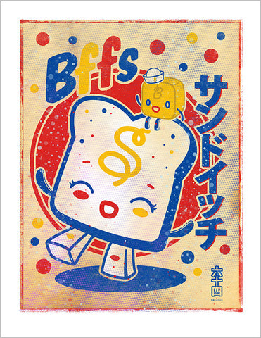 Bffs Bread and Butter Print by 64 Colors