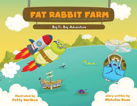 Big T's Big Adventure Book by Fat Rabbit Farm