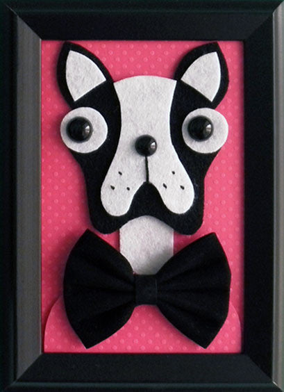 Dapper Dog in Pink by Em and Sprout