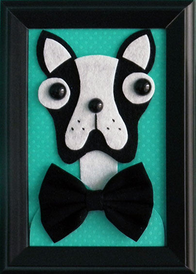 Dapper Dog in Mint by Em and Sprout