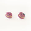 Blueberry Macaron Earrings by Unicorn Crafts